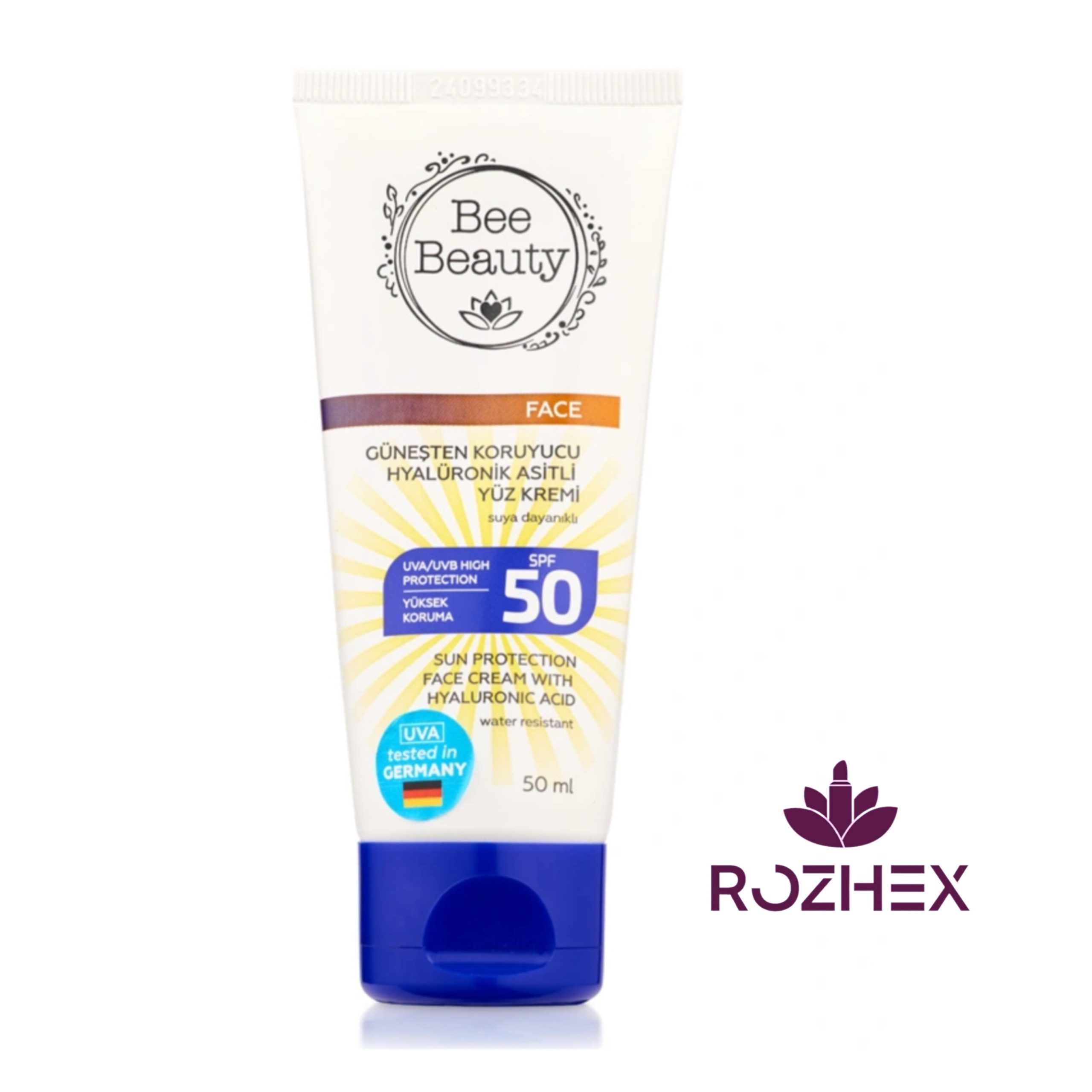 کرم ضد آفتاب هیالورونیک اسید بی بیوتی